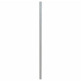 VidaXL Hegnspæle 20 stk 200 cm galvaniseret stål sølvfarvet