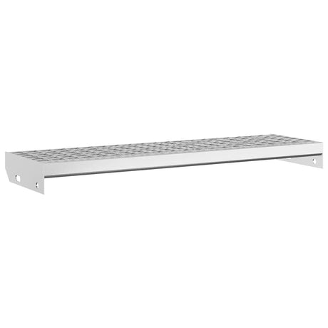 Vidaxl trin trinnet 80x24x7 cm galvaniseret stål