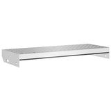 Vidaxxl trappetrinsgitter 60x24x7 cm galvaniseret stål