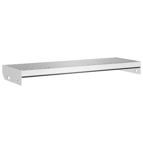 Vidaxxl trappetrinsgitter 70x24x7 cm galvaniseret stål