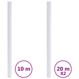 VidaXL Vinduesfilm mat PVC hvid