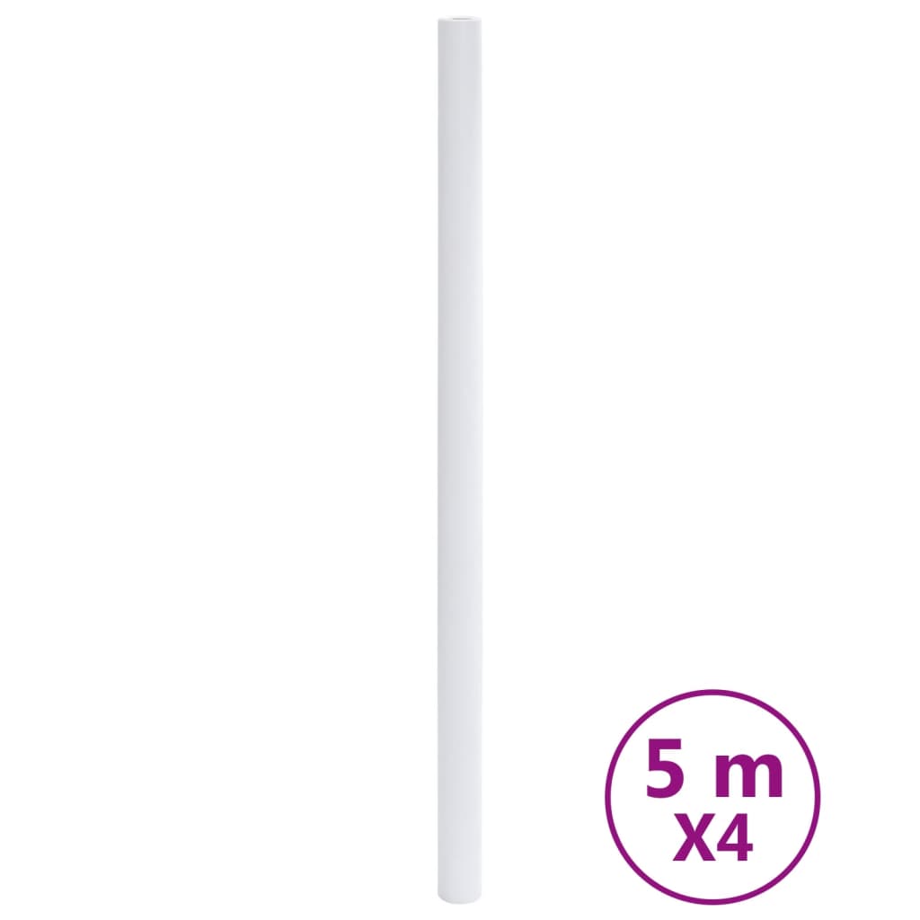 VidaXL møbelfolier selvklæbende 90x500 cm PVC mat hvid