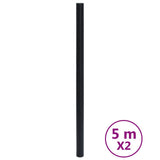 Vidaxx møbelfolier selvklæbende 90x500 cm PVC mat sort