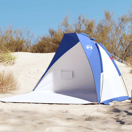 VidaXL strandtelt 268x223x125 cm 185t polyester azurblå