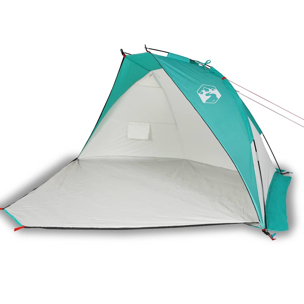 VidaXL strandtelt 268x223x125 cm 185t polyester havgrøn