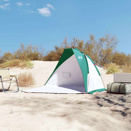 VidaXL strandtelt 268x223x125 cm 185t polyester havgrøn