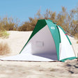 VidaXL strandtelt 268x223x125 cm 185t polyester havgrøn