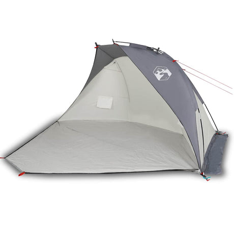 VidaXL strandtelt 268x223x125 cm 185t polyester grå