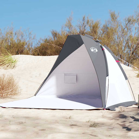 VidaXL strandtelt 268x223x125 cm 185t polyester grå