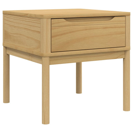 Vidaxl lamptafel floro 55x55x54 cm massief grenenhout wasbruin