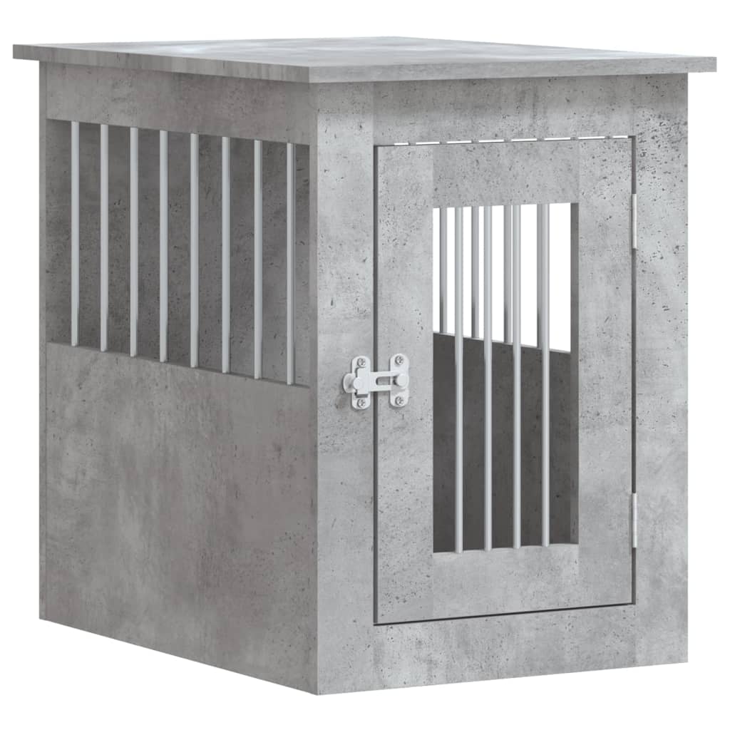 Vidaxxl hundekasse 45x62x59 cm konstrueret træ betongrå