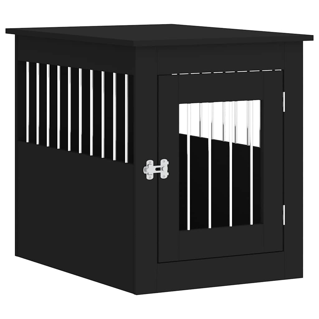 Vidaxxl hundekasse 55x75x65 cm færdig træ sort
