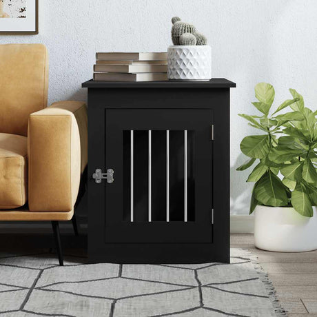 Vidaxxl hundekasse 55x75x65 cm færdig træ sort