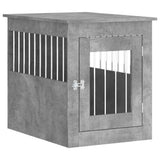Vidaxxl hundekasse 55x75x65 cm konstrueret træ betongrå