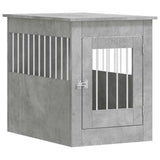 Vidaxl hundekasse 55 x 80 x 68 cm konstrueret træ betongrå