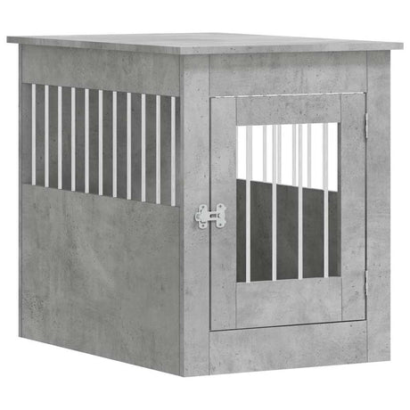 Vidaxl hundekasse 55 x 80 x 68 cm konstrueret træ betongrå