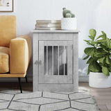 Vidaxl hundekasse 55 x 80 x 68 cm konstrueret træ betongrå