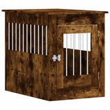 Vidaxxl hundekasse 55 x 80 x 68 cm forarbejdet træ, røget eg