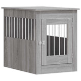 Vidaxl hundekasse 55 x 80 x 68 cm udformet trægrå sonoma