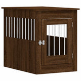 Vidaxxl hundekasse 55 x 80 x 68 cm forarbejdet træ brun eg farve