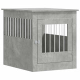 Vidaxxl hundekasse 64,5x80x71 cm konstrueret træ betongrå
