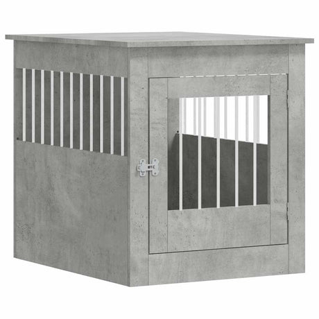 Vidaxxl hundekasse 64,5x80x71 cm konstrueret træ betongrå