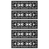 Vidaxl Stair Mats 5 St 25x75 cm gummi
