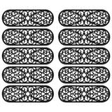 Vidaxl Stair Mats 10 St 25x75 cm gummi