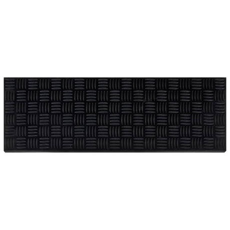 Vidaxl Stair Mats 10 St 25x75 cm gummi