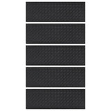 Vidaxl Stair Mats 5 St 25x75 cm gummi