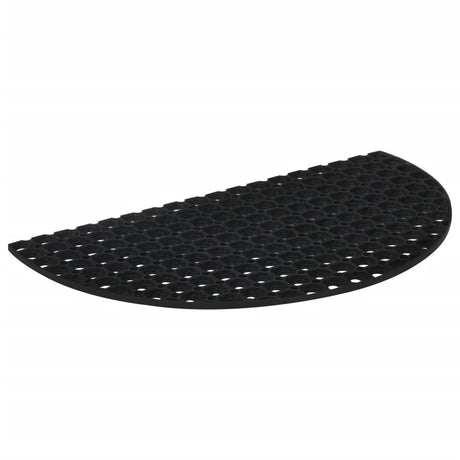 Vidaxx dørmåtte halvcirkelformet 45x75 cm gummi