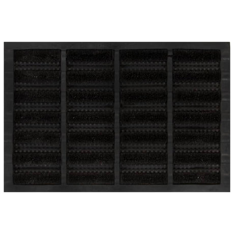 Vidaxx dørmåtte rektangulær 40x60 cm gummi og kokosfiber