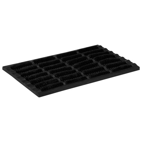 Vidaxx dørmåtte rektangulær 40x60 cm gummi og kokosfiber