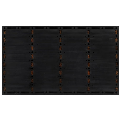 Vidaxx dørmåtte rektangulær 45x75 cm gummi og kokosfiber