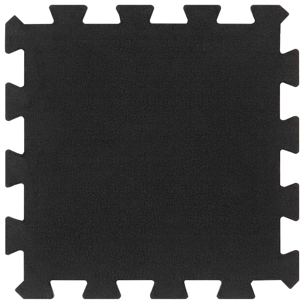 Vidaxxl gummifliser 16 stk 16 mm 30x30 cm sort