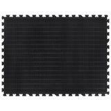 Vidaxxl gummiflise 12 mm 90x120 cm sort