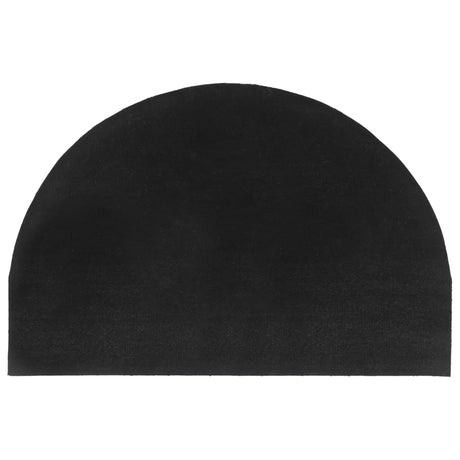 Vidaxx dørmåtte halvcirkelformet 40x60 cm tuftet kokosfiber natur