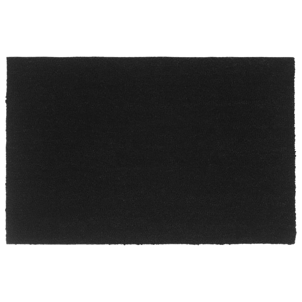 Vidaxx dørmåtte 65x100 cm tuftet kokosfiber sort