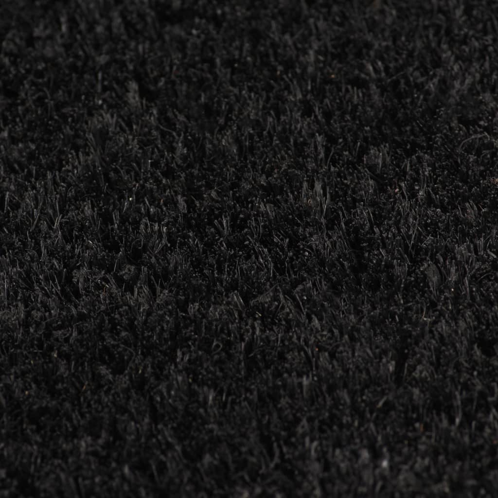 Vidaxx dørmåtte 80x100 cm tuftet kokosfiber sort