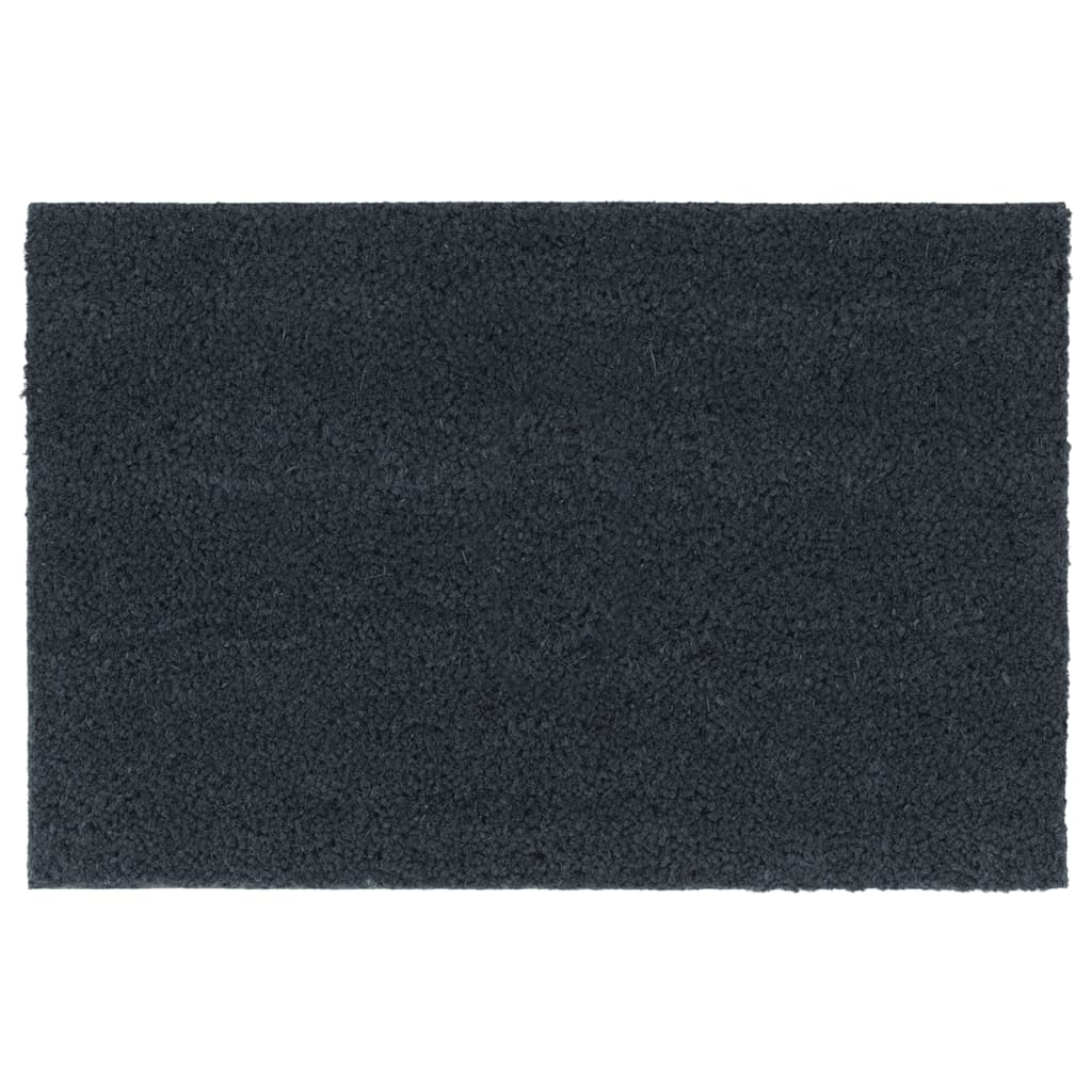 Vidaxx dørmåtte 40x60 cm tuftet kokosfiber mørkegrå