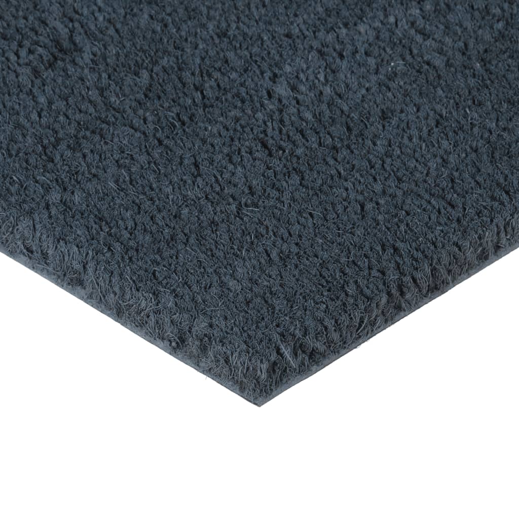 Vidaxx dørmåtte 40x60 cm tuftet kokosfiber mørkegrå