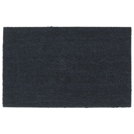 Vidaxl deurmat 50x80 cm getufte kokosvezel donkergrijs