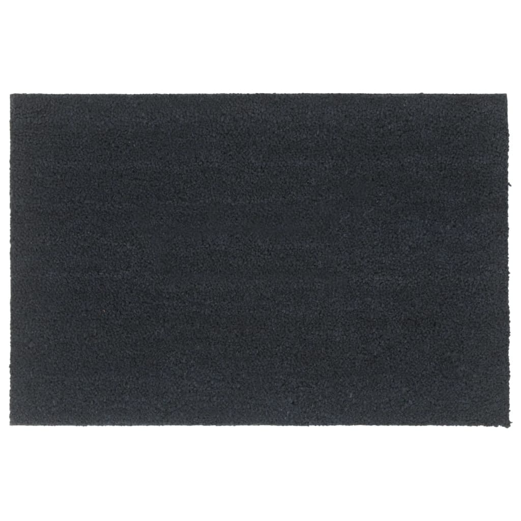 Vidaxx dørmåtte 60x90 cm tuftet kokosfiber mørkegrå