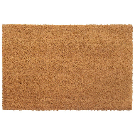 Vidaxx dørmåtte 50x80 cm tuftet kokosfiber natur