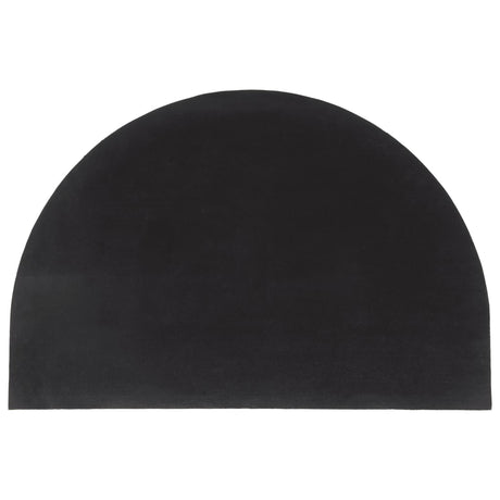 Vidaxx dørmåtte halvcirkulær 60x90 cm tuftet kokosfiber natur