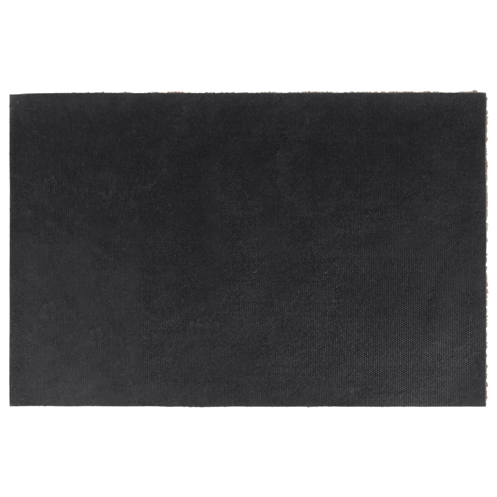 Vidaxx dørmåtte 40x60 cm tuftet kokosfiber natur