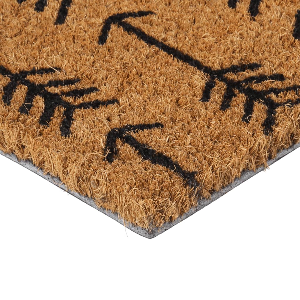 Vidaxx dørmåtte 40x60 cm tuftet kokosfiber natur