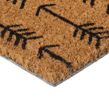 Vidaxx dørmåtte 40x60 cm tuftet kokosfiber natur