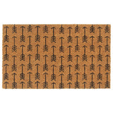 Vidaxx dørmåtte 45x75 cm tuftet kokosfiber natur