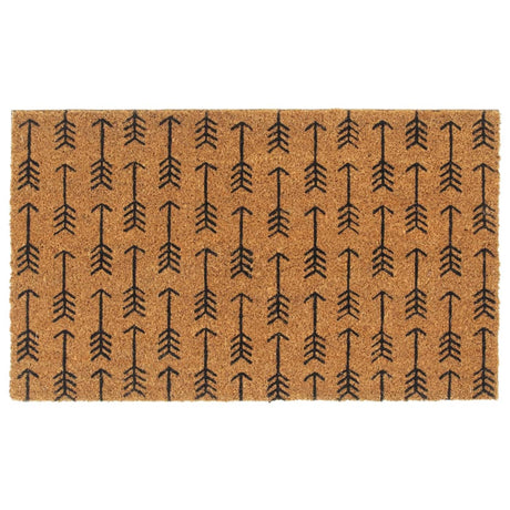 Vidaxx dørmåtte 45x75 cm tuftet kokosfiber natur